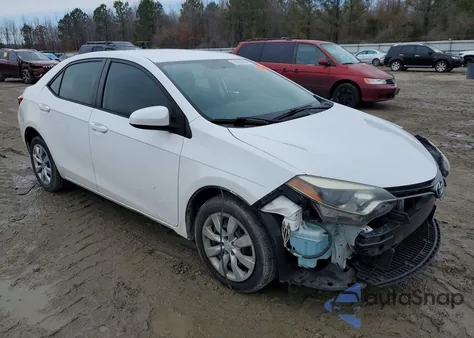 2016 Toyota Corolla Le z USA, uszkodzony, nr VIN 2T1BURHE5GC585403